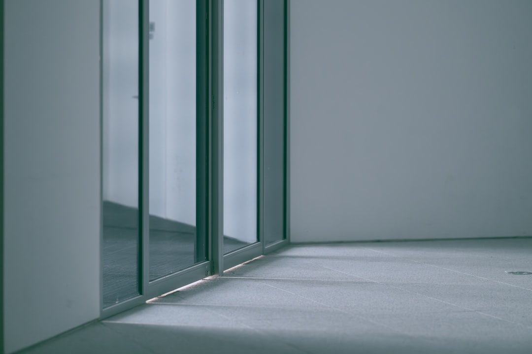 ours-journey a glass sliding door